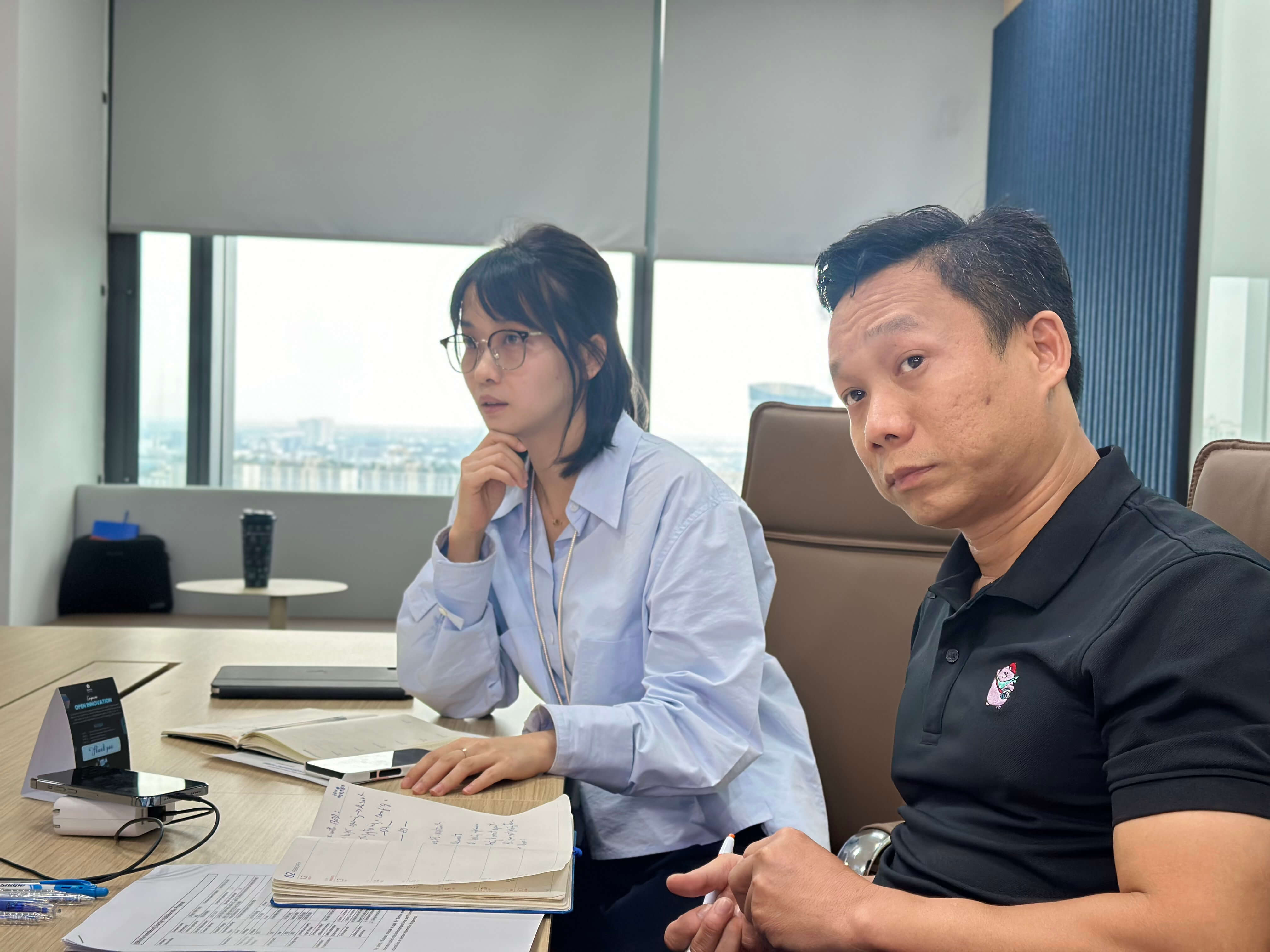 Kieng team during Q&A session